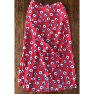 JCrew Factory Tulip Hem Midi-Skirt